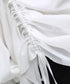 Drawstring Ruched Volume Blouse